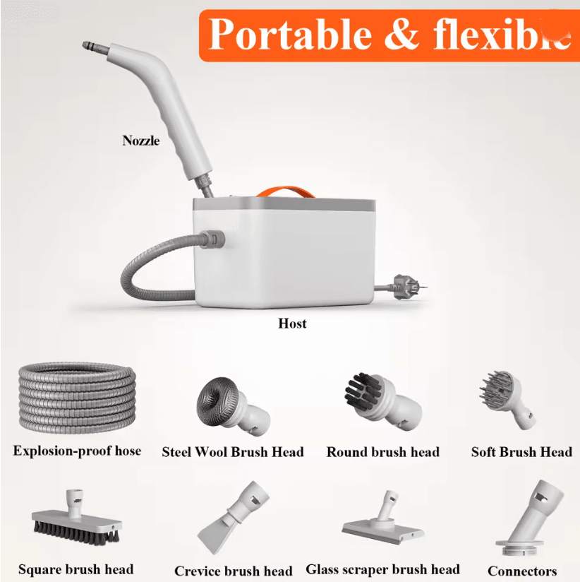 1500W Handheld Steam Cleaner For Upholstery And Home Use 1
