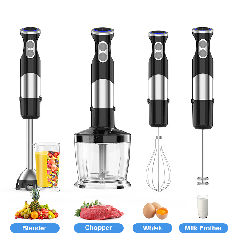 Immersion Blender 5in1 Handheld Blender ScratchResistant Blending Stick For Shakes Purees  Smoothie 1