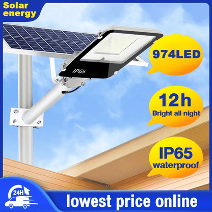 Aluminum Solar Street Light  HighPower Outdoor Lighting With 8000mAh Battery For Garage Garden  Wal 3