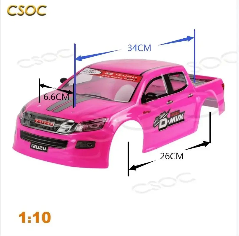 OffRoad 4WD RC Car Shell Kit Remote Control Drift Racing Truck Body Accessories PVC Shell For HighS 1