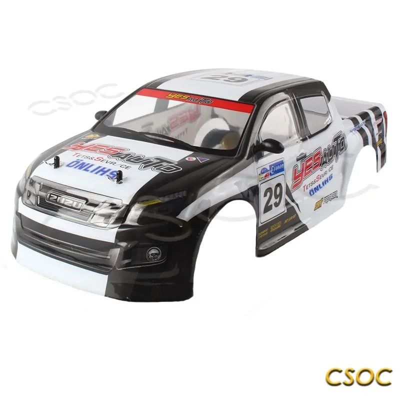 OffRoad 4WD RC Car Shell Kit Remote Control Drift Racing Truck Body Accessories PVC Shell For HighS 6