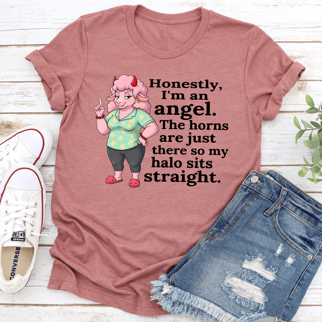 Honestly Im An Angel Tee 1