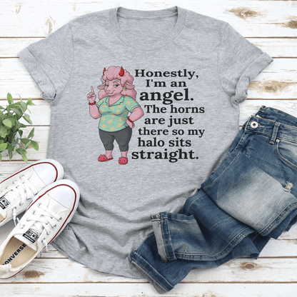 Honestly Im An Angel Tee 3