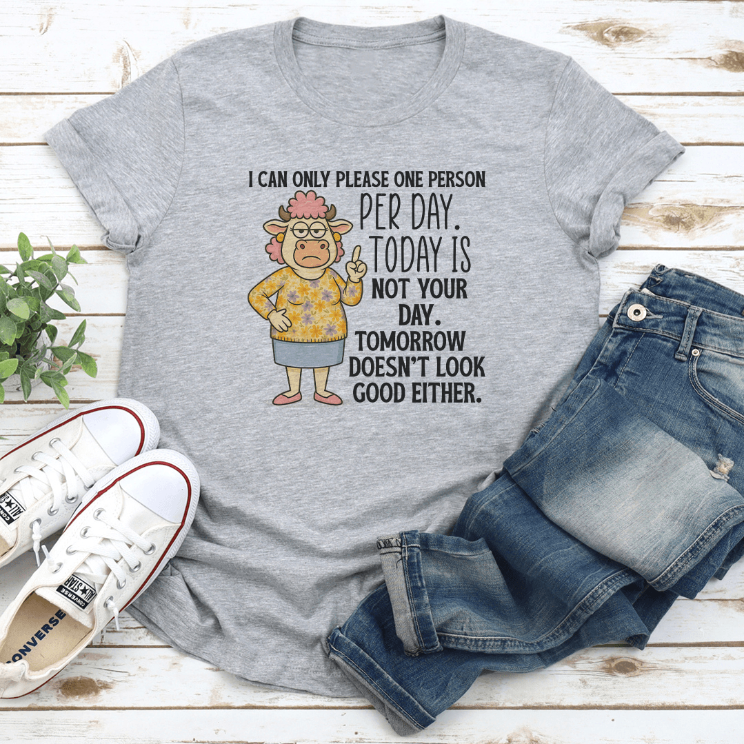 I Can Only Please One Person Per Day Tee 1