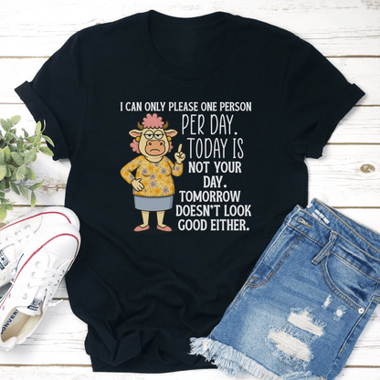 I Can Only Please One Person Per Day Tee 2