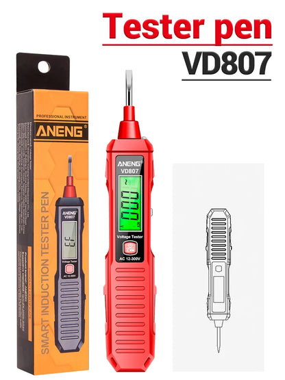 One-word Induction Portable Electric Pen Tester 50/60Hz NCV Sensor, Smart AC 12-300V Non-Contact Voltage Detector Wire