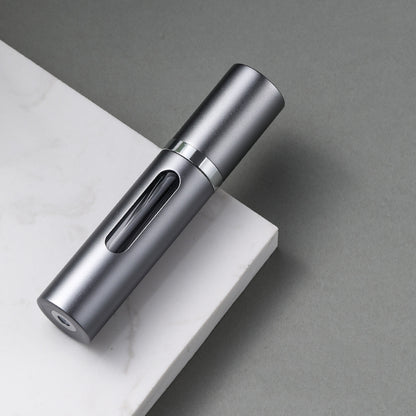 Glass Refillable Perfume Bottle with Spray Pump, Travel Size Mini Scent Atomizer, Empty Cosmetic Container for Purse