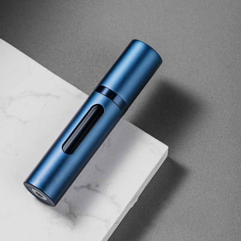 Glass Refillable Perfume Bottle with Spray Pump, Travel Size Mini Scent Atomizer, Empty Cosmetic Container for Purse