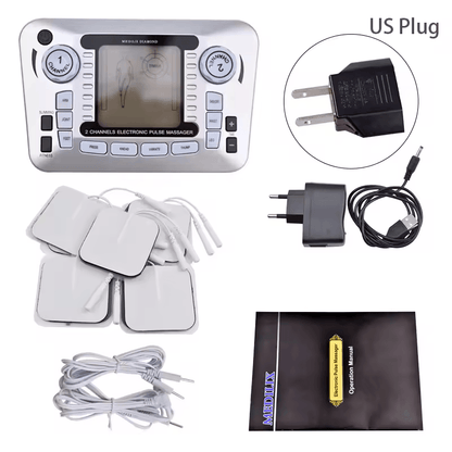 Rechargeable TENS EMS Massager  FullBody Pain Relief  Muscle Stimulator 6