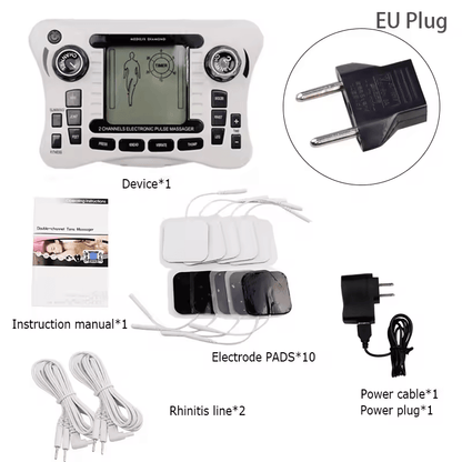 Rechargeable TENS EMS Massager  FullBody Pain Relief  Muscle Stimulator 8