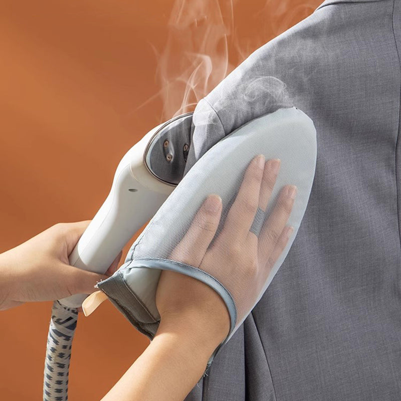 Mini Heat-Resistant Washable Ironing Board Cover Pad with Anti-Scald Glove, Stain-Resistant Ironing Surface for Garment