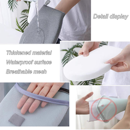 Mini Heat-Resistant Washable Ironing Board Cover Pad with Anti-Scald Glove, Stain-Resistant Ironing Surface for Garment