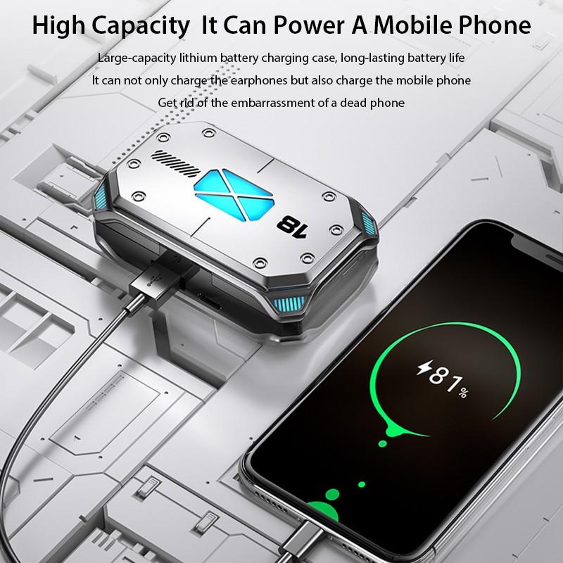 M41 Smart Touch Bluetooth Earbuds With LED Display  Waterproof Wireless Headphones For Seamless Aud 2