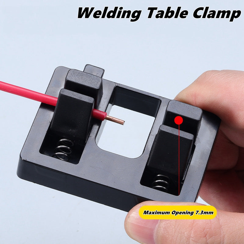 Welding Wire Fixture with Adjustable Suction Bracket, Soldering Table Clamp for Motherboard Repair & Precision Welding