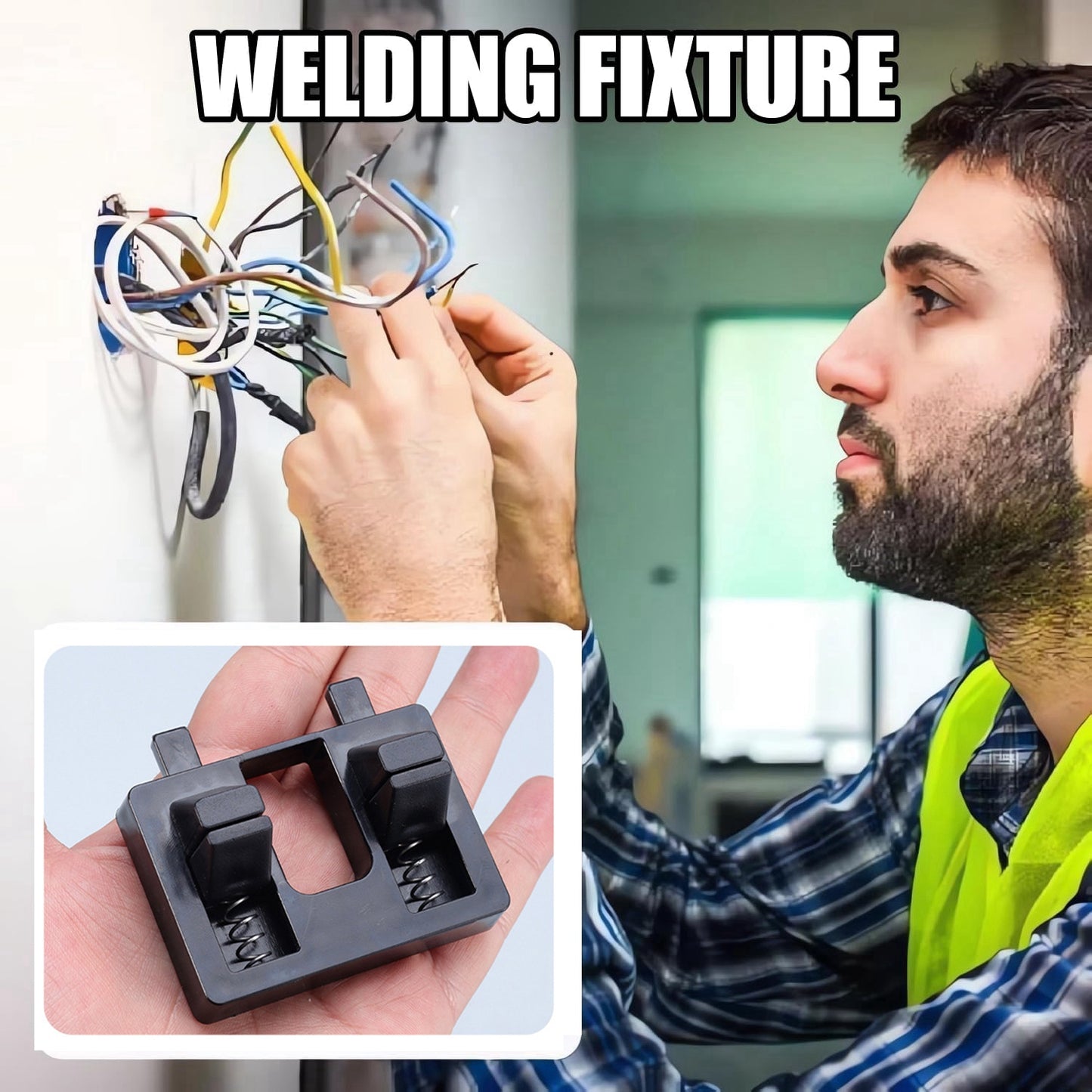 Welding Wire Fixture with Adjustable Suction Bracket, Soldering Table Clamp for Motherboard Repair & Precision Welding