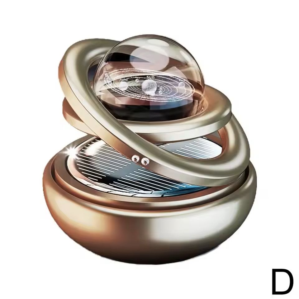 Solar Car Aromatherapy Crystal Ball Perfume Ornament 9