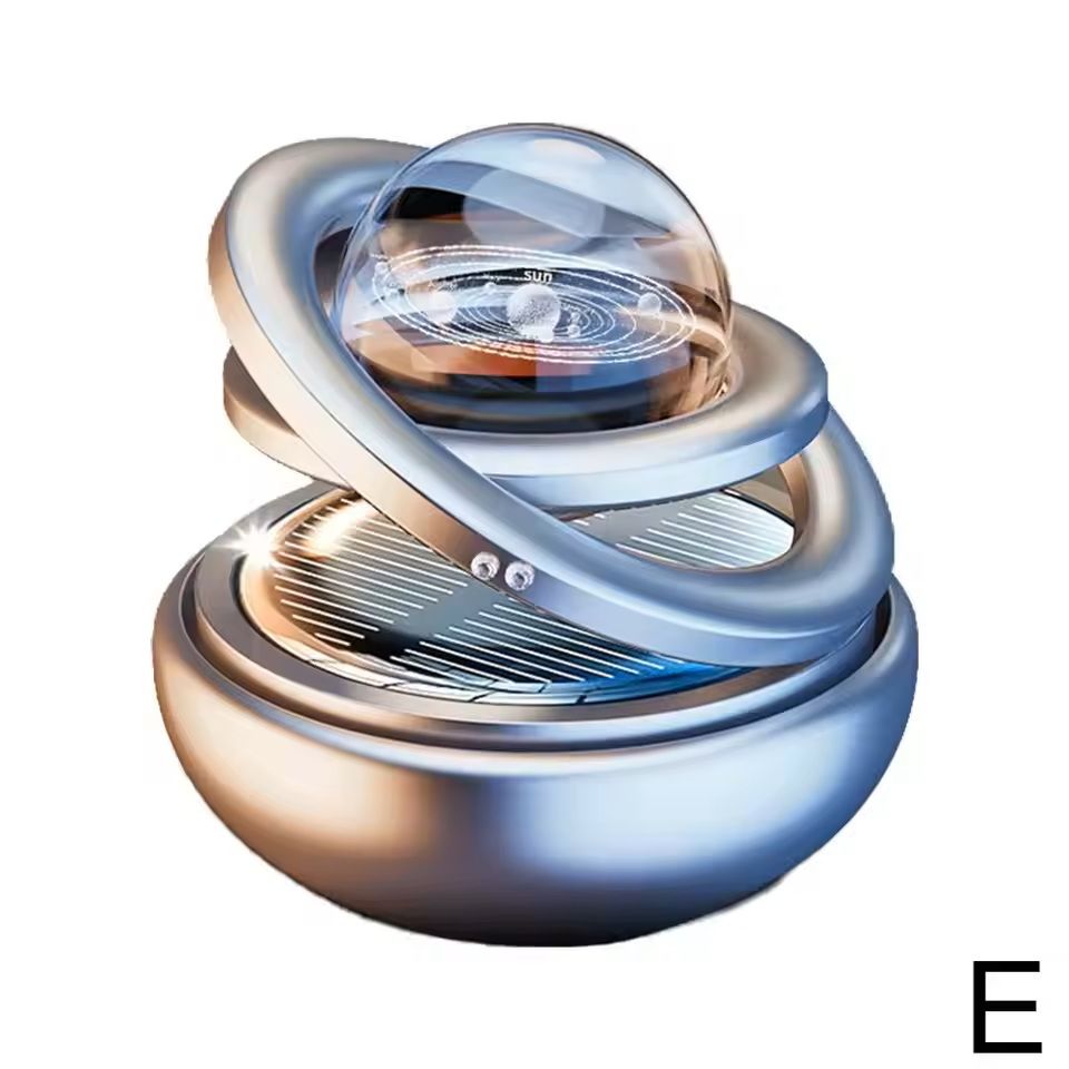Solar Car Aromatherapy Crystal Ball Perfume Ornament 10