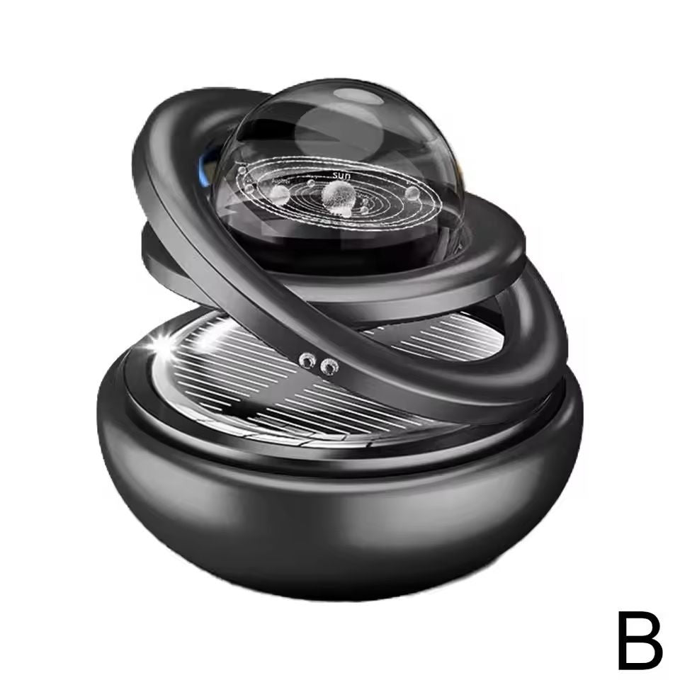 Solar Car Aromatherapy Crystal Ball Perfume Ornament 6