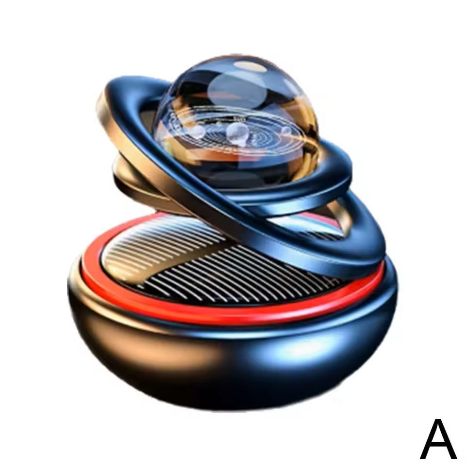 Solar Car Aromatherapy Crystal Ball Perfume Ornament 7