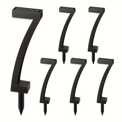 Bright Solar Outdoor Lights Pathway, 6-Pack Waterproof LED Solar Garden Lights with Auto On/Off for Outside Landscape