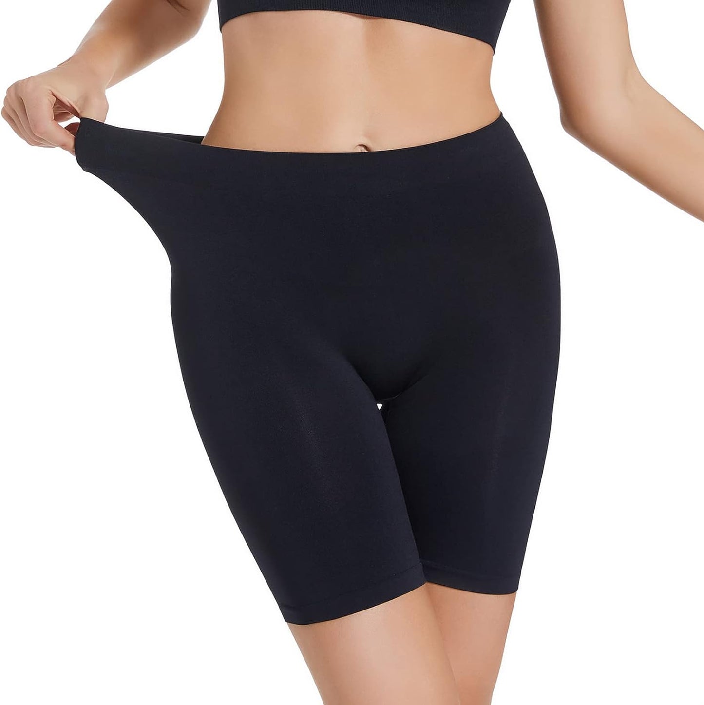 Women Seamless Shaping Slip Shorts Tummy Control Boyshorts Panties AntiChafing Under Dress Shapewea 1
