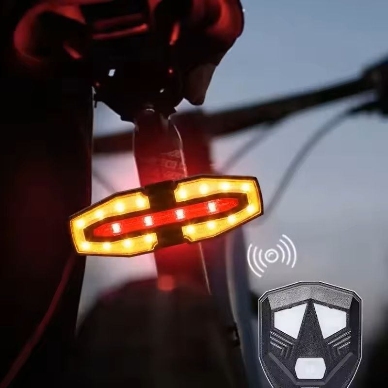 Rechargeable Bike Tail Light With Turn Signals And Wireless Remote 1