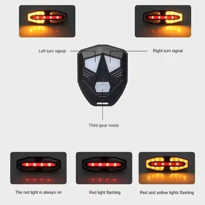 Rechargeable Bike Tail Light With Turn Signals And Wireless Remote 2