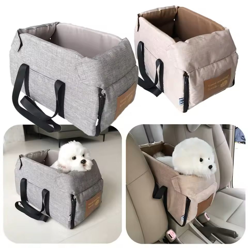 Dog Car Seat Bed Portable Travel Carrier for Small Pets