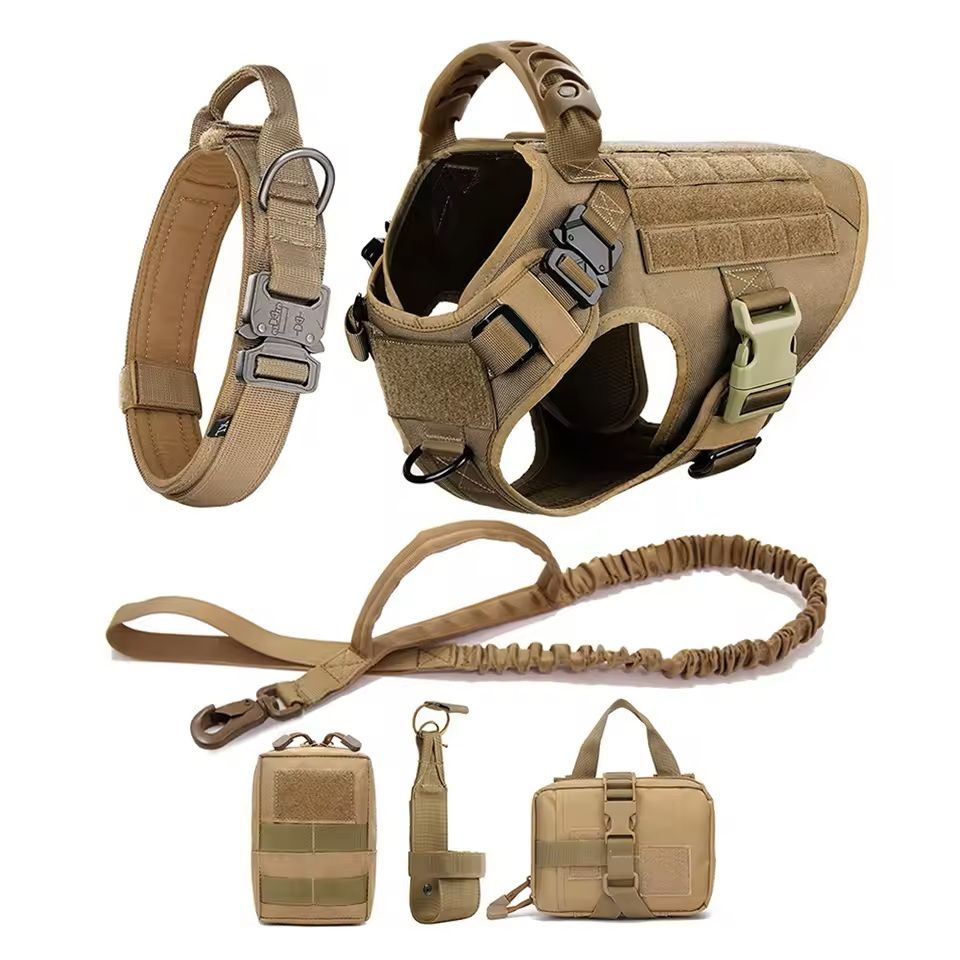 Large Dog Harness and Leash Training Set for Medium and Large Dogs