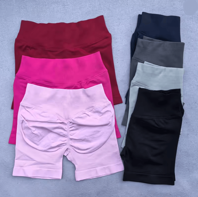 Seamless Scrunch Butt Gym Shorts For Women 1