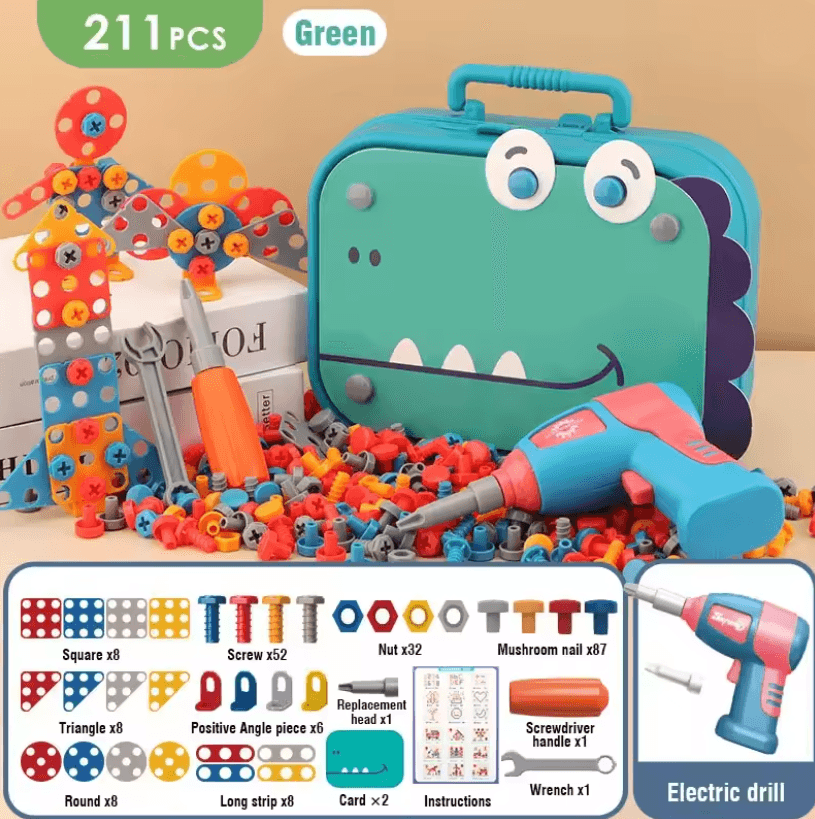 DIY Nut and Bolt Assembly Puzzle Toy for Kids