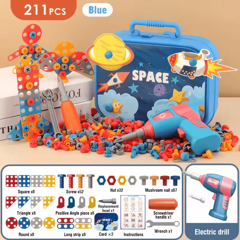 DIY Nut And Bolt Assembly Puzzle Toy For Kids 1