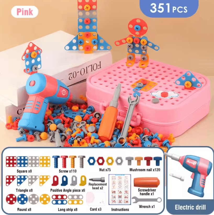 DIY Nut And Bolt Assembly Puzzle Toy For Kids 2