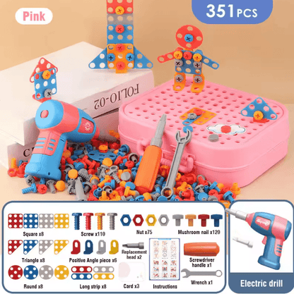 DIY Nut And Bolt Assembly Puzzle Toy For Kids 2