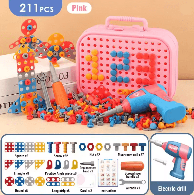 DIY Nut And Bolt Assembly Puzzle Toy For Kids 5