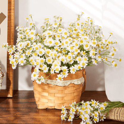 60-Head Artificial Daisy Bouquet for DIY and Event Decor