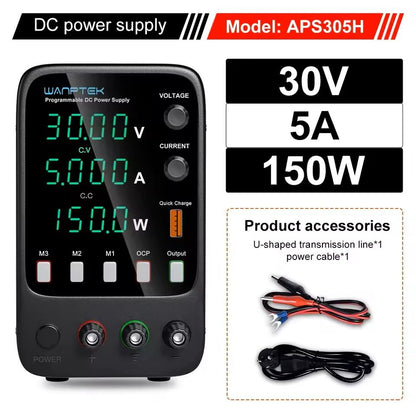 Programmable DC Power Supply 30V 10A Voltage Current Regulator 11