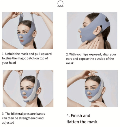 V Line Face Slimming Bandage  Double Chin Reducer And Facial Contouring Strap 1