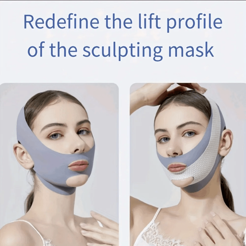 V Line Face Slimming Bandage  Double Chin Reducer And Facial Contouring Strap 2