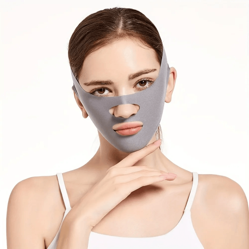 V Line Face Slimming Bandage  Double Chin Reducer And Facial Contouring Strap 4