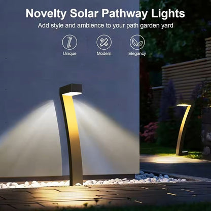 6 Pack Bright Solar Pathway Lights Auto OnOff Outdoor Landscape Set 4