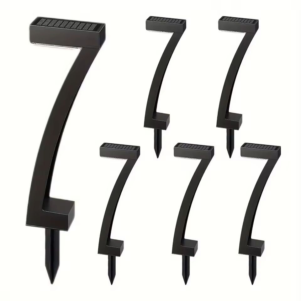 6 Pack Bright Solar Pathway Lights Auto OnOff Outdoor Landscape Set 6