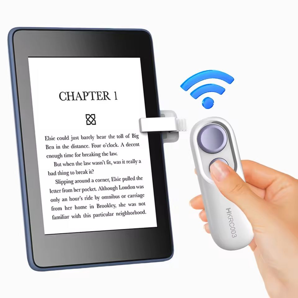 Remote Page Turner And Camera Clicker For EReaders And Phones 1