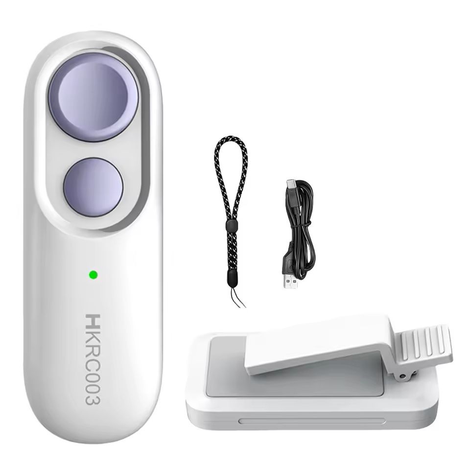 Remote Page Turner And Camera Clicker For EReaders And Phones 12