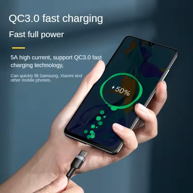 120W USBC To USBC Fast Charging Cable For Phones And Tablets 3