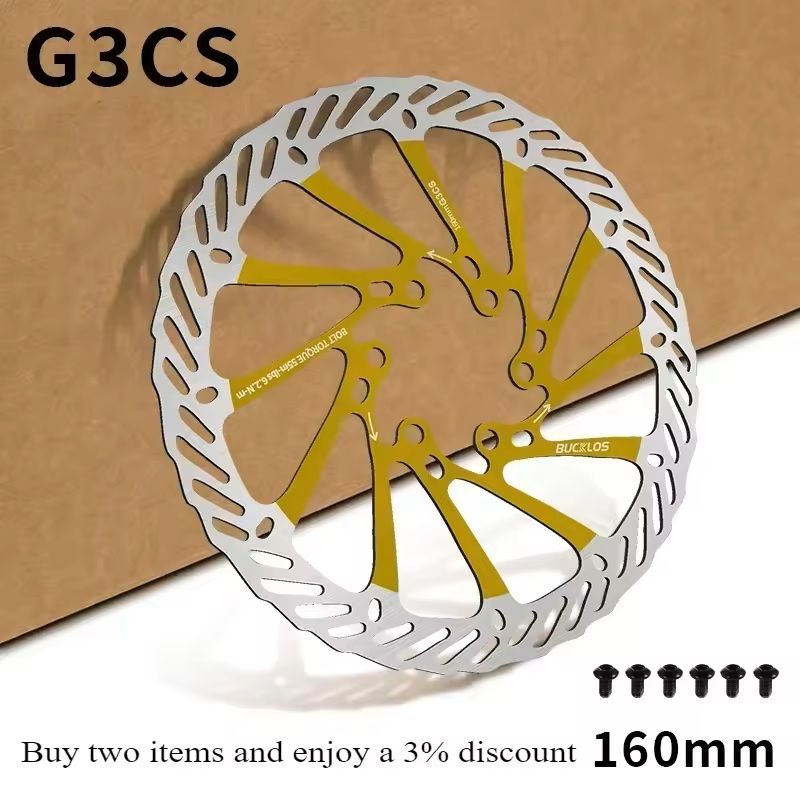 MTB Bike Brake Rotor High Strength Hydraulic Disc 160mm203mm 22