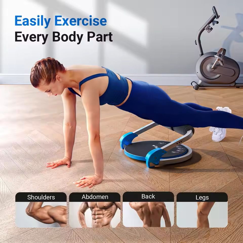 Adjustable Resistance Ab Workout Machine With Automatic Rebound 2