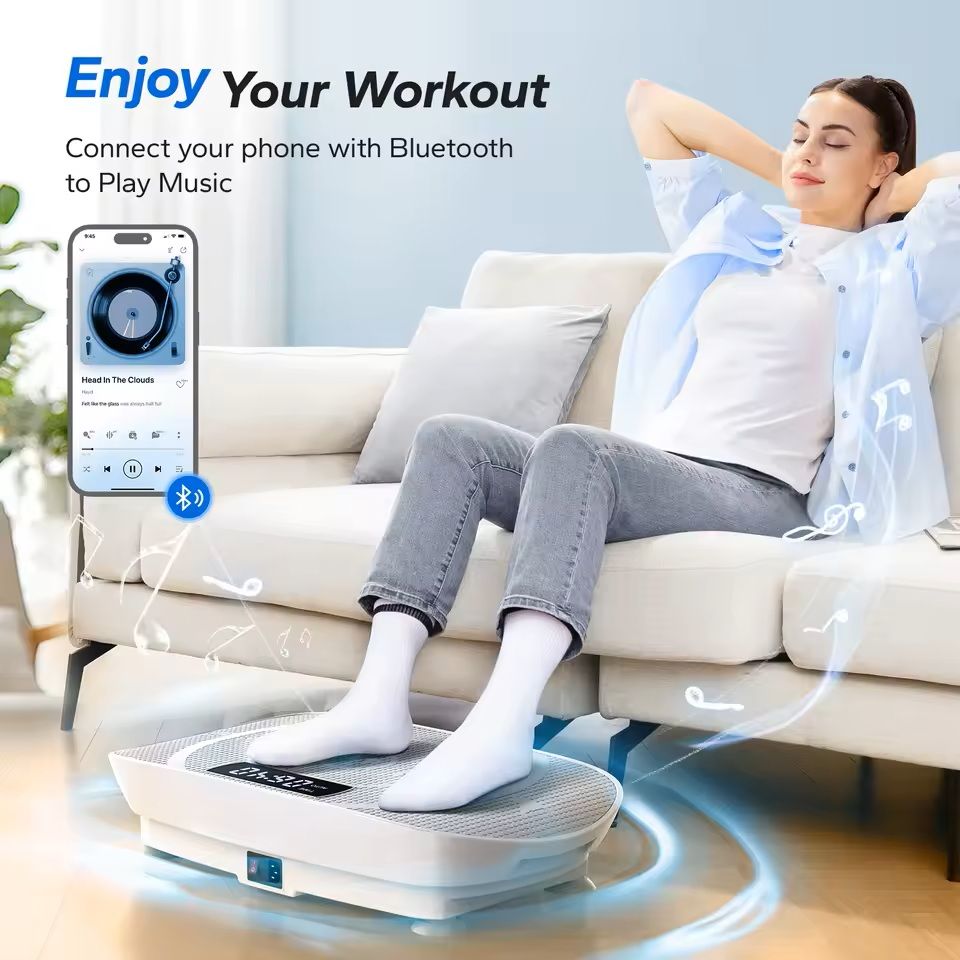Vibration Plate Exercise Machine Whole Body Fitness Platform