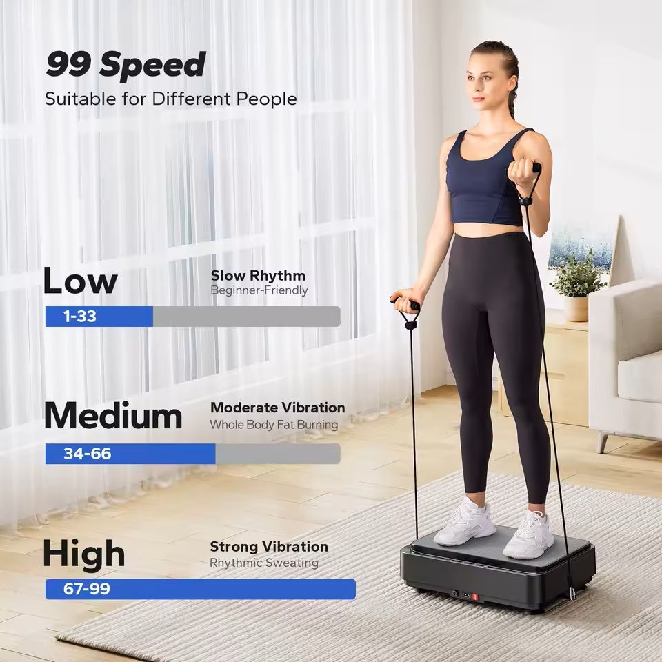 Vibration Plate Exercise Machine For Lymphatic Drainage And Weight Loss 5