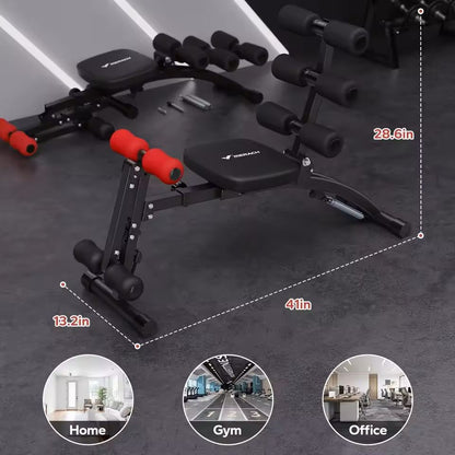 MultiFunctional Ab Trainer Adjustable Sit Up Workout Bench 1